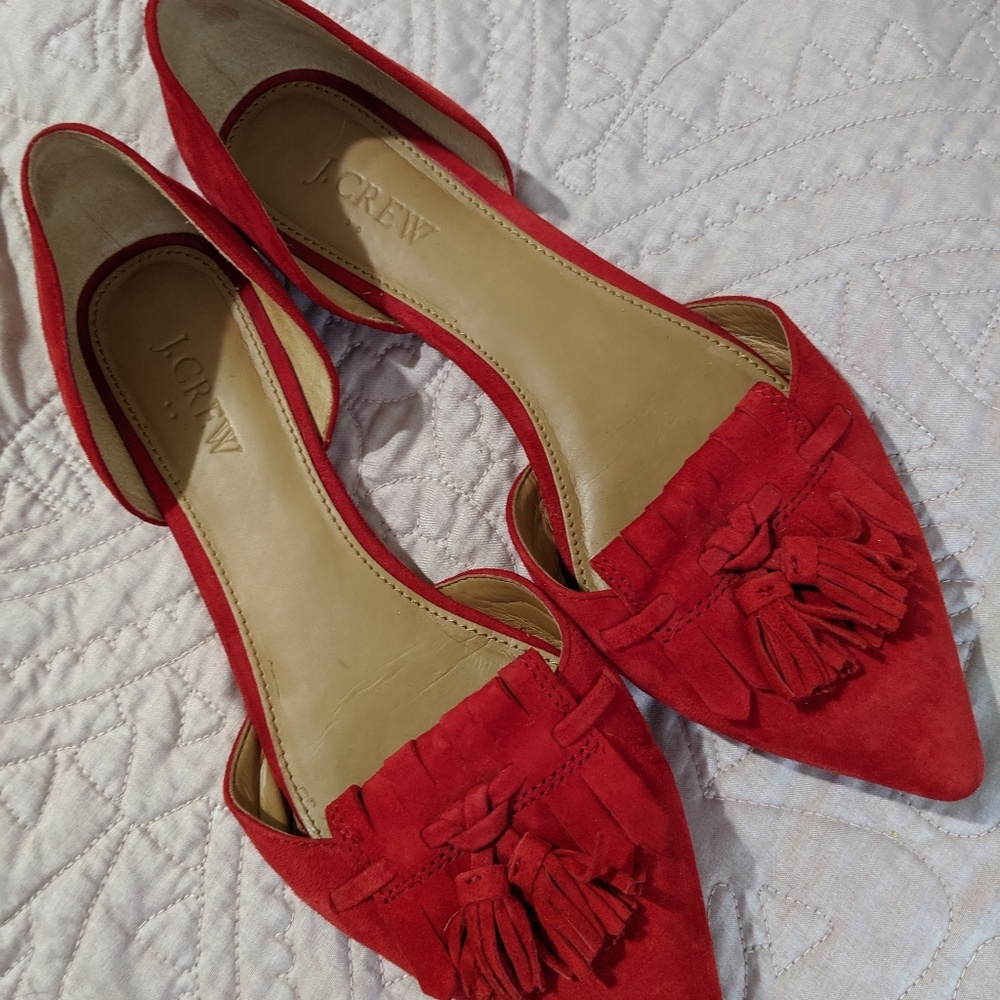 J Crew Tassel D'orsey Flats